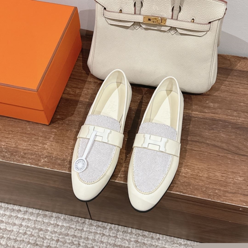 H**mes leather shoes